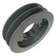 Zoro Select 2c120sf V-belt Sheave, 24.2 Lb, Cast Iron