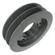Zoro Select 2c130sf V-belt Sheave, 27.8 Lb, Cast Iron