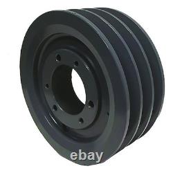 Zoro Select 3B200sf V-Belt Sheave, 43 Lb, Cast Iron