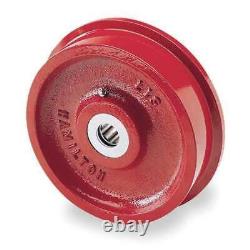 Zoro Select Wft-6H-1 Caster Wheel, Cast Iron, 6-1/8 In, 2500 Lb
