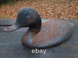 12,5 Décoy de Canard en Fonte Antique de 4,10 Lbs