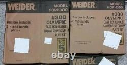 300 Lb Olympic Hammertone Weight Set Par Weider Flambant Neuf Dans Des Boîtes