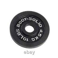 455 Lb Olympique Weight Plate Set Body-solid Osb455 Cast Iron Fitness Equipment