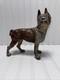 6lbs Chien En Fonte Antique 10 Hubley Terrier Butoir De Porte Peinture Rouillée Originale