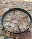 7-crochet Vintage Rond En Fonte Suspendu Pot Rack/support