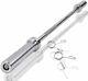 86 Chrome Olympic Barbell Soulever Bar Weight Workout Gym Bench 700 Lb