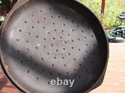 8 GRISWOLD grand logo de bloc TITE-TOP DUTCH OVEN avec PAT. # Fonte