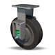 8 Roue De Roue Rigide En Fonte De Polyuréthane Ultraglide Xc, Capacité De Charge De 1450 Lb