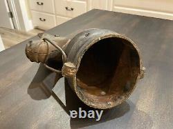 Antique 12 en Fonte Décorative Tête de Cheval en Fonte Poteau d'Attache Haut de 14 lbs