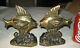 Antique 8 Lbs Solid Cast Iron Flying Fish Art Statue Sculpture Weight Bookends