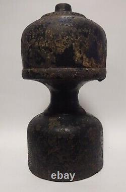 Antique Cast Iron Hitching Post Topper 14 Pouces 20 Lbs Fence Finial