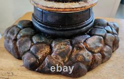 Arrêt de porte de phare en fonte lourde nautique vintage de 10 livres. 15.5 Besoin de soins.