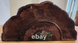 Arrêt de porte de phare en fonte lourde nautique vintage de 10 livres. 15.5 Besoin de soins.