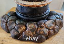 Arrêt de porte de phare en fonte lourde nautique vintage de 10 livres. 15.5 Besoin de soins.