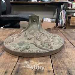 BASE DE PARAPLUIE EN FONTE SOLIDE ANTIQUE EMBEE VIGNE 54 Lbs 14 Pouces