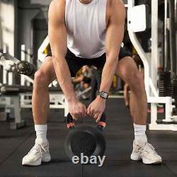 BalanceFrom Kettlebell en Fonte Monobloc, Noir, 90 lbs