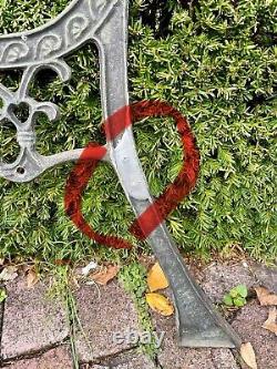 Banc de jardin de style aigle victorien vintage / antique en fonte - Projet