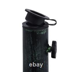 Base de parapluie vert en fonte de 26,5 livres 19,3