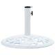 Base De Parasol Blanc En Fonte De 26,5 Livres 18,9