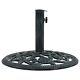 Base De Parasol Verte 19.8 Lbs 15.7 Fonte De Fer