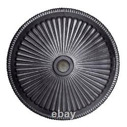 Base en fonte de corail de 50 lb, noir