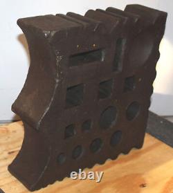 Bloc de forge en fonte antique 165 lbs