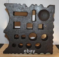 Bloc de forge en fonte antique 165 lbs
