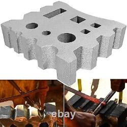 Bloc de forge en fonte massif de 66 lb pour forgeron, bol à couler, fabrication de cuillère