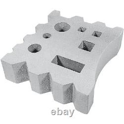 Bloc de frappeur de forgeron de 66 livres pour la fabrication de creusets de forge, de louches et de cuillères en fonte solide.
