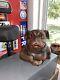 Bulldog Mécanique Piggy Bank Cast Iron Junkyard Dog Harley K9 Collector 5+ Lbs