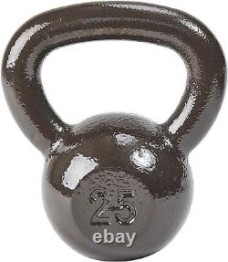 Cast Iron Kettlebell 5 Lb 50 Pound Workout Poids Fitness Lifting Workout Nouveau