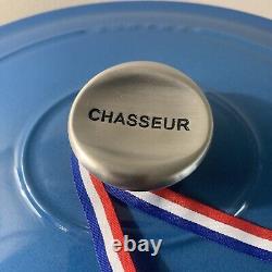 Cocotte Ronde en Fonte émaillée Bleue Chasseur 5,28 Qt 26cm Casserole