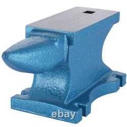 Enclume de forgeron VEVOR en fonte 22/25/44/50/55/99LB avec trou dur et corne ronde unique