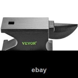 Enclume en fonte VEVOR, 55 livres (25 kg) avec un seul corne et une enclume de 8,6 x 4,1 pouces