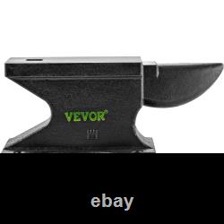Enclume en fonte VEVOR, 55 livres (25 kg) avec un seul corne et une enclume de 8,6 x 4,1 pouces
