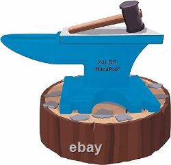 Enclume en fonte durable de 24 livres, outil essentiel pour forgerons et joailliers.
