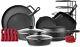 Ensemble De Batterie De Cuisine En Fonte Cuisinel - Kit Complet Pré-assaisonné