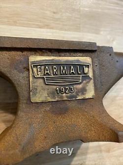 Farmall Anvil Collector Paper Poids Blacksmith Cast Iron 6+ Lbs Solide Métal Wow