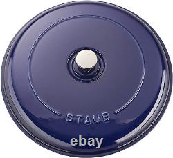 Fonte 3,5-Qt Braiser Bleu Foncé, Fabriqué en France