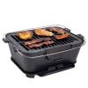 Gril Portable En Fonte Pré-assaisonnée De Service Intensif, Surface De Cuisson De 14x12 Pouces, Extérieur