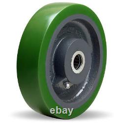 Hamilton 6 Roue en fonte de polyuréthane Duralast Capacité de charge de 850 lb, 1
