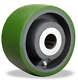 Hamilton Duralast Polyurethane Sur Roue En Fonte 5 Dia X 2.5 Large, 1300 Livres
