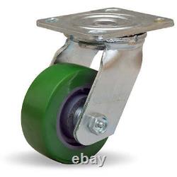 Hamilton Whirlaway 675 lb Capacité 4x1.5 pouces Duralast Polyuréthane Fonte S