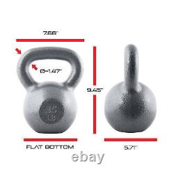 Kettlebell en fonte de 35 livres pour sculpter, tonifier et renforcer tout le corps