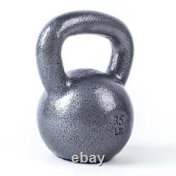 Kettlebell en fonte de 35 livres pour sculpter, tonifier et renforcer tout le corps