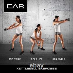 Kettlebell en fonte de 35 livres pour sculpter, tonifier et renforcer tout le corps