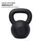 Kettlebells En Fonte Solide De 40 Livres Idéales Pour L'entraînement De Force, La Construction