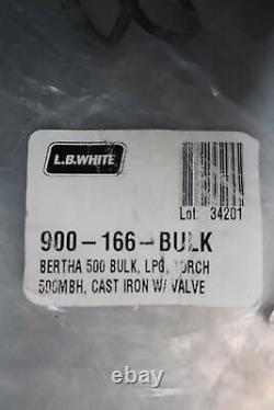 LB White Bertha 500 500,000 BTUH, Chalumeau en fonte avec tuyau