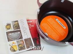 La Cocotte Le Creuset Signature 20cm 7-3/4 2-3/4 qt avec Bouton en Or Figué en Fonte