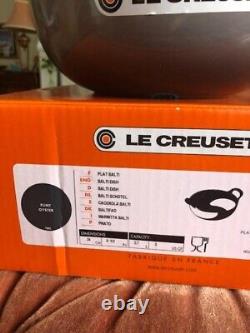 Le Creuset Cast Iron Balti Dish 3 Qt 9 1/2 Flint Oyster Gray